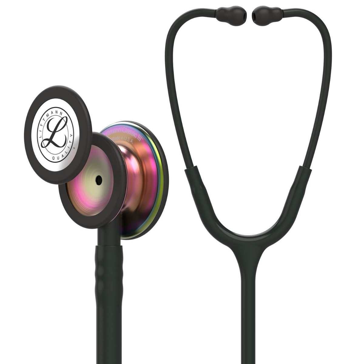 Estetoscopio 3M™ Littmann® Classic III 5870 Black Rainbow