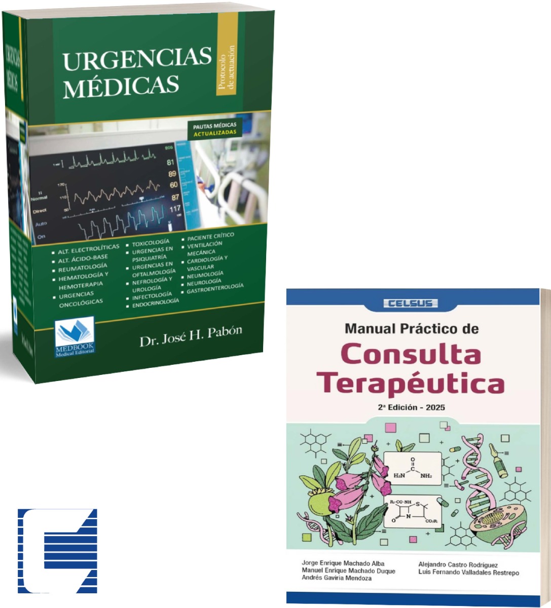 Pack Pabón Urgencias Medicas Protocolo De Act. + Mnl. Practico Consulta Terapeutica 2ª