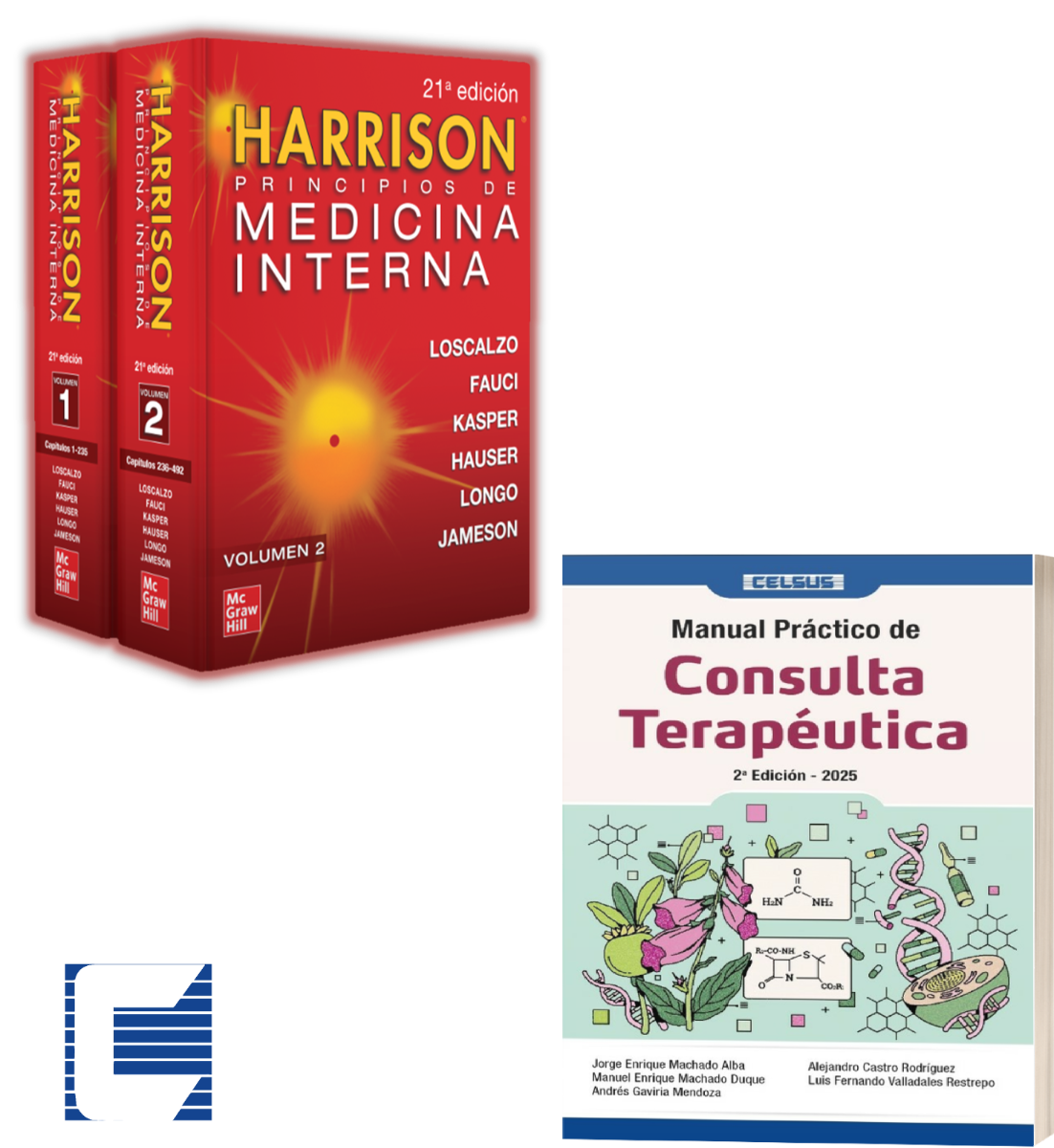 Pack Harrison Tratado De Med. Interna 2 Vol. + Mnl. Practico Consulta Terapéutica 2ª