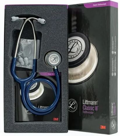 Estetoscopio 3M™ Littmann® Classic III 5622 Navy Blue