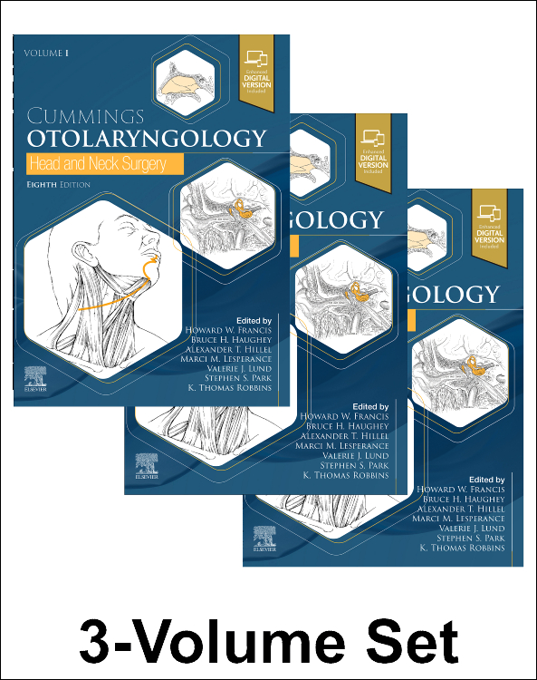 CUMMINGS Otolaryngology. Head and Neck Surgery (3 Volume Set)