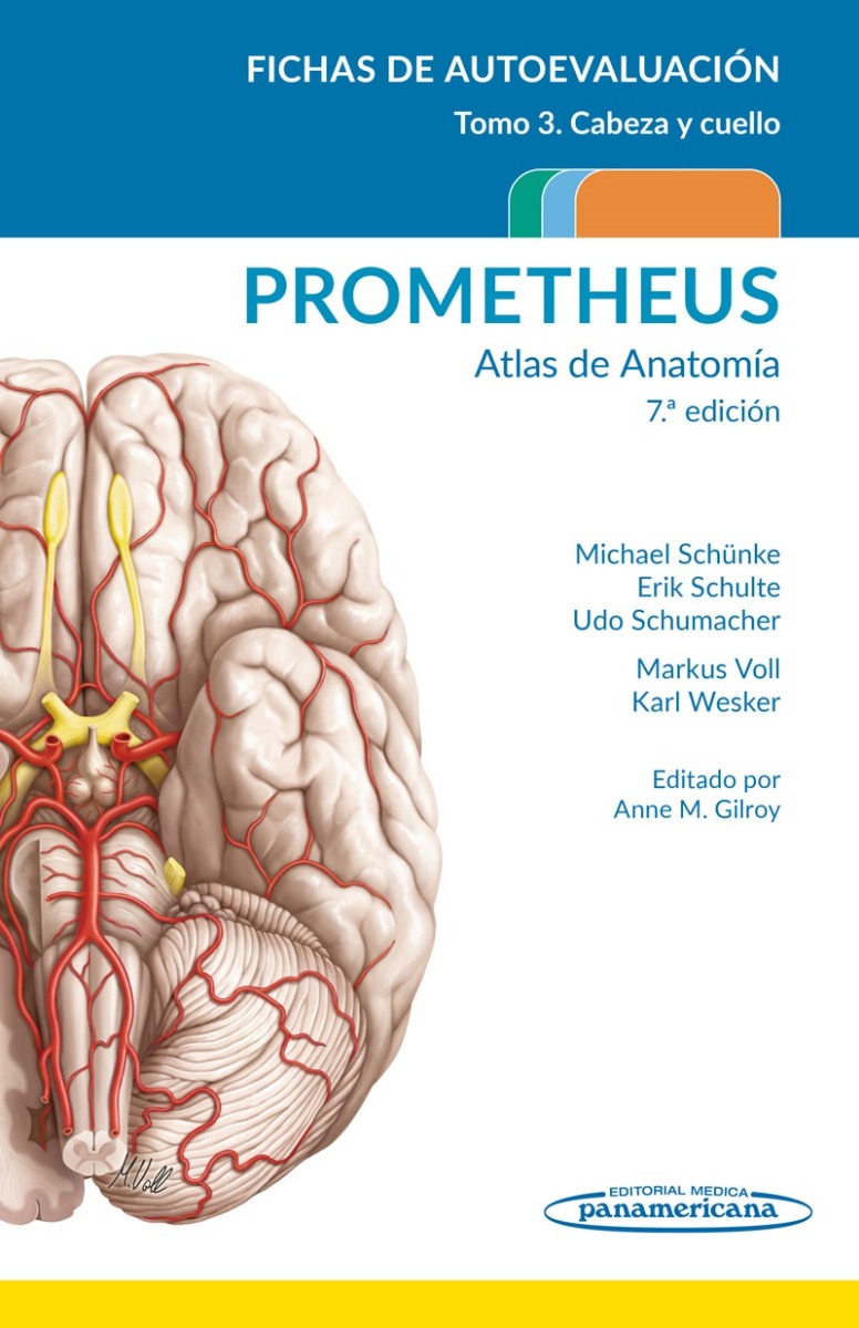 PROMETHEUS Atlas de Anatomía. Fichas de Autoevaluación, Tomo 3: Cabeza y Cuello