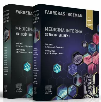 Farreras Rozman Medicina Interna 2 Vols. 1. + Contenido Digital