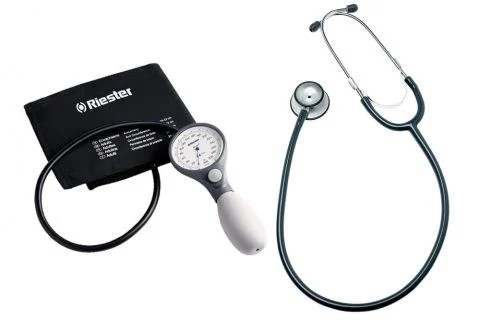 Esfigmomanómetro - Estetoscopio ri-san ®  gris pizarra, dúplex ® 511-02 
