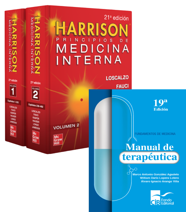 Pack-Harrison Med Int 2vol 21ed + Mnl De Terapeutica 2021