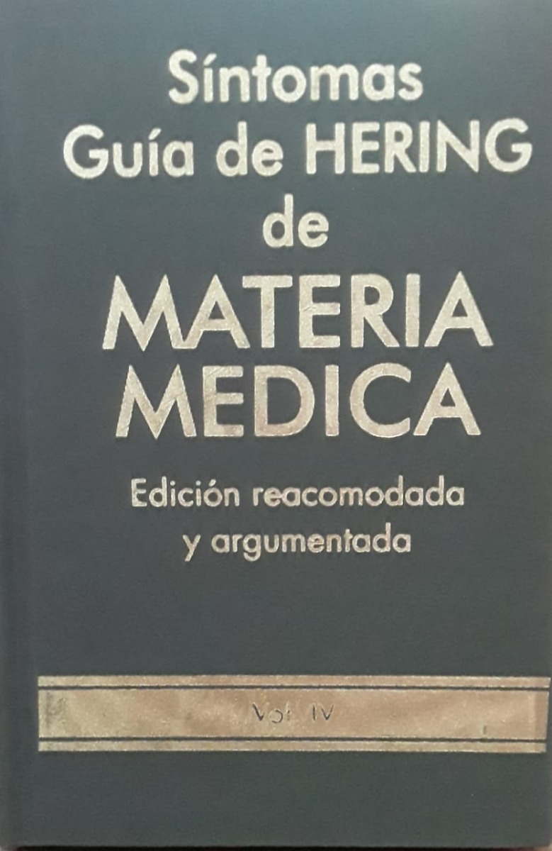Síntomas Guía De Hering De Materia Medica Vol 6