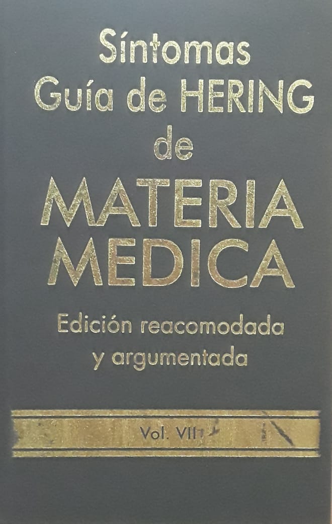 Síntomas Guía De Hering De Materia Medica Vol 7