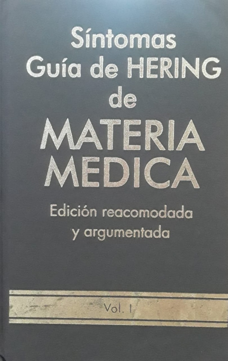 Síntomas Guía De Hering De Materia Medica Vol 1