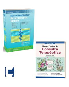 Pack Crees Washington Terapeutica Medica + Mnl. Practico Consulta Terapeutica 2ª