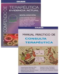Pack Compendio De Terapéutica . Evidencia Actual - Manual Práctico De Consulta Terapéutica