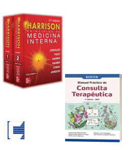 Pack Harrison Tratado De Med. Interna 2 Vol. + Mnl. Practico Consulta Terapéutica 2ª