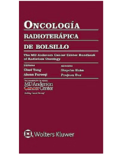 Oncología Radioterápica De Bolsillo.