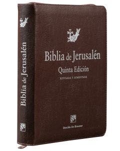 Biblia de Jerusalén manual 5ª edición - Con funda y cierre de cremallera