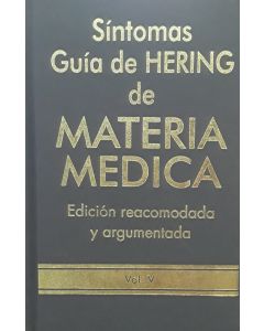 Síntomas Guía De Hering De Materia Medica Vol 5