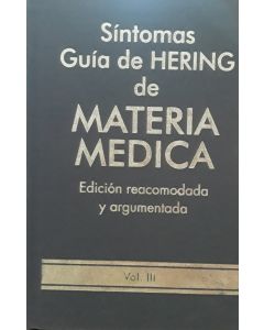 Sintomas Guia De Hering De Materia Medica Vol 3