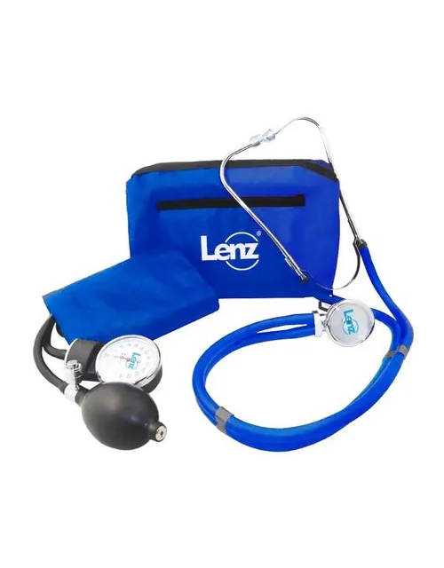 Kit Estetoscopio + Medidor de Presión Arterial GZ-50 Azul Cielo