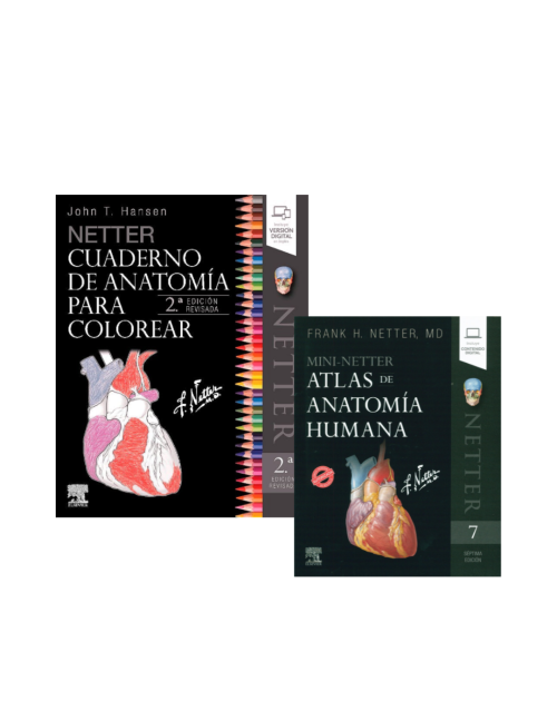 Pack Netter Anatomia De Colorear 2Ed + Mini Netter Atlas