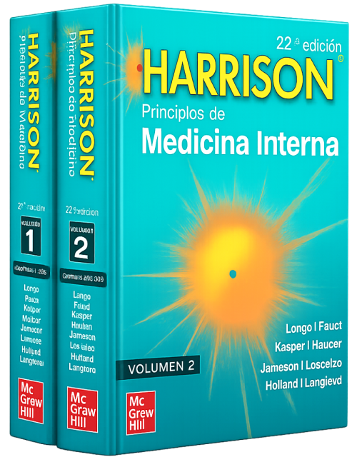 HARRISON Principios de Medicina Interna 22&ordf; Ed. (2 Vol&uacute;menes)