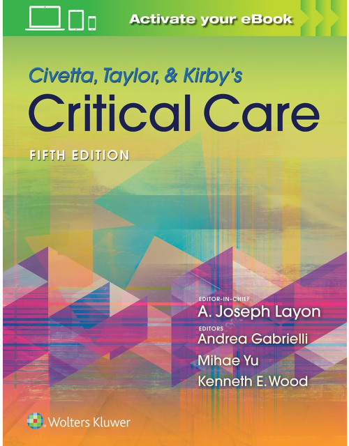 Civetta, Taylor, & Kirby'S Critical Care Medicine.