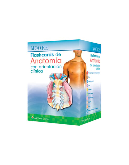 MOORE. Flashcards de Anatomía con Orientación Clínica