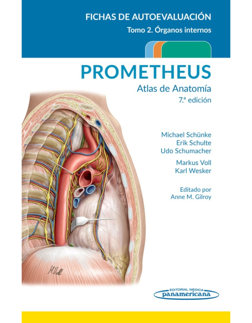 PROMETHEUS Atlas de Anatomía. Fichas de Autoevaluación, Tomo 2: Órganos Internos