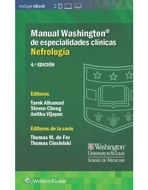 Manual Washington De Especialidades Clínicas. Nefrología
