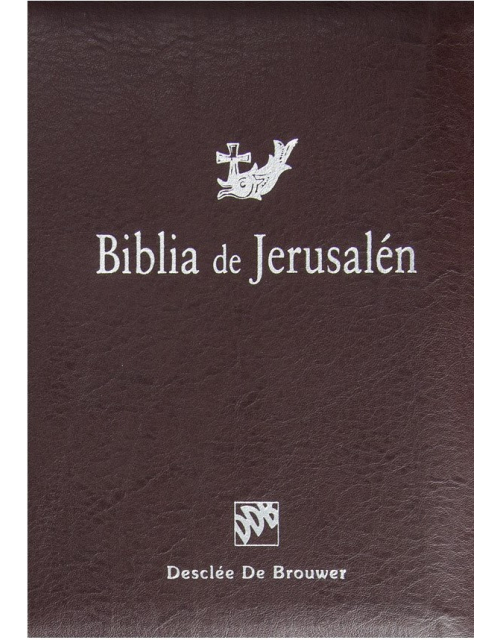 Biblia de Jerusalén modelo bolsillo con cremallera