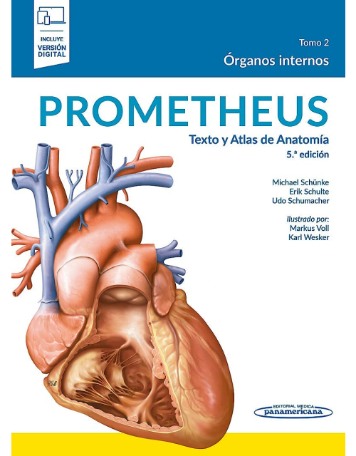 Prometheus Texto Y Atlas De Anatomía Tomo 2: Órganos Internos (Incluye Versión Electrónica)