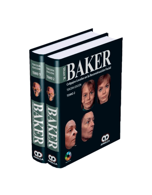 Baker Colgajos Locales en la Reconstrucción Facial, 2 Vols.