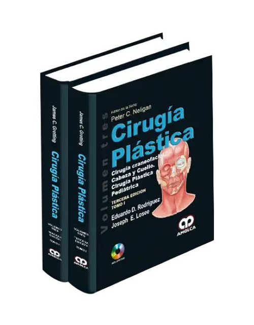 Cirugia Plastica, Vol. 3: Cirugia Craneofacial, Cabeza y Cuello Cirugia Plastica Pediatrica, 2 Tomos