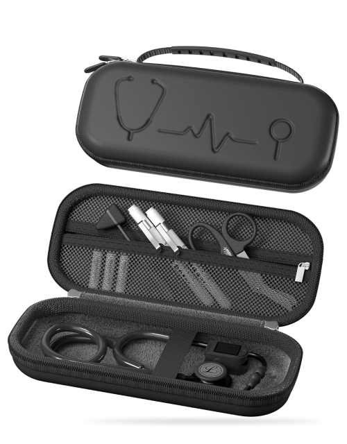 ProCase Estuche para estetoscopio 3M Littmann Classic III y Cardiology IV - Black