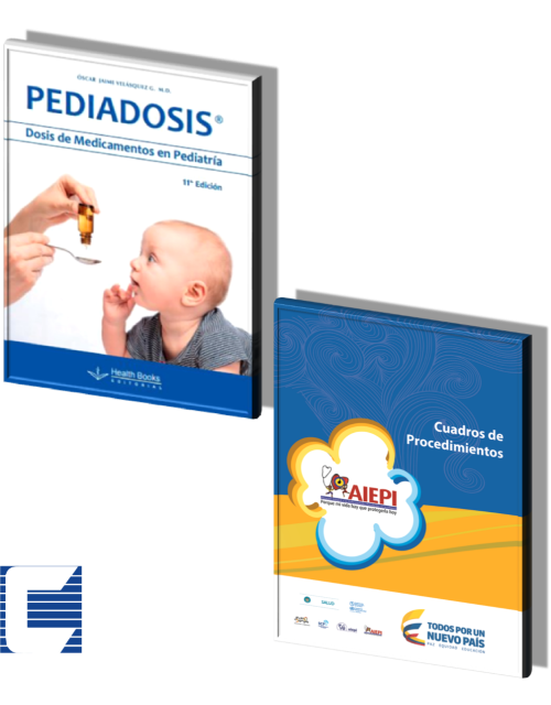 Pack Velásquez Pediadosis 11Ed. + Aiepi – Cuadro de Procedimientos 3Ed.