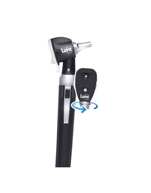 Set De Otoscopio + Oftalmoscopio Con Cabezal Intercambiable HS-OTP10S-A