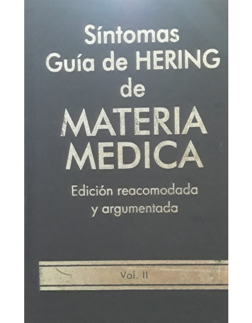 Sintomas Guia De Hering De Materia Medica Vol 2