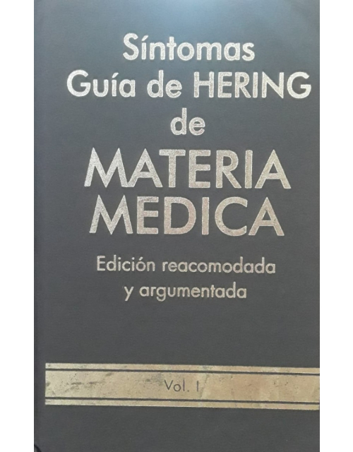 Síntomas Guía De Hering De Materia Medica Vol 1